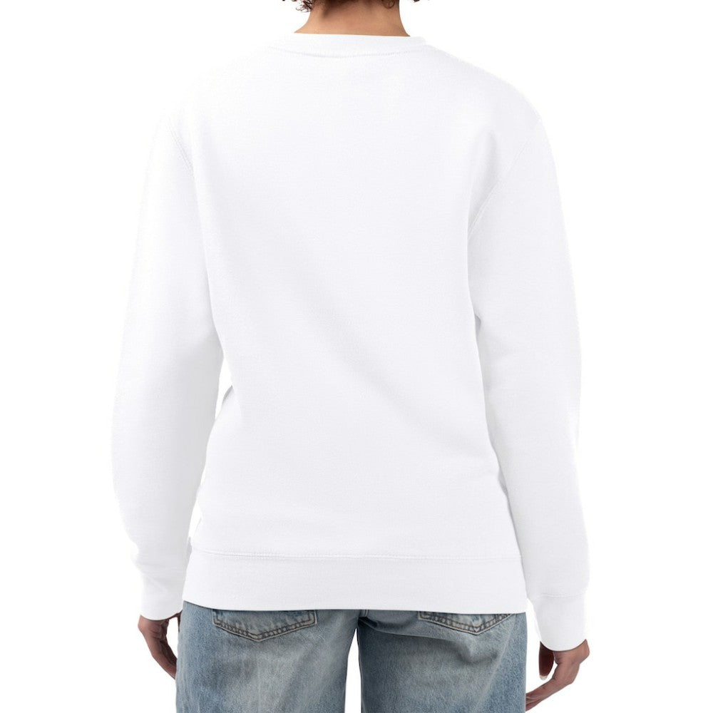 Texas Rangers G-III 4Her by Carl Banks Women's Heart Logo Fleece Pullover Sweatshirt White