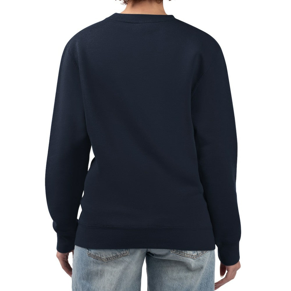 Atlanta Braves G-III 4Her by Carl Banks Women's Love Team Logo Fleece Pullover Sweatshirt Navy