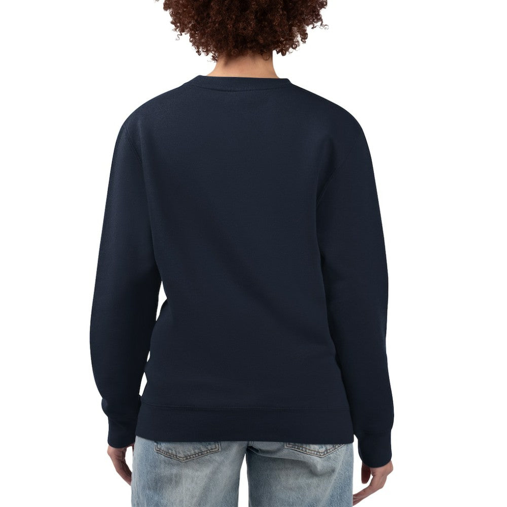 Atlanta Braves G-III 4Her by Carl Banks Women's Team Logo Fleece Pullover Sweatshirt Navy