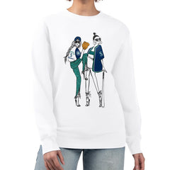 Seattle Mariners G-III 4Her by Carl Banks Women's Baseball Girls Fleece Pullover Sweatshirt White