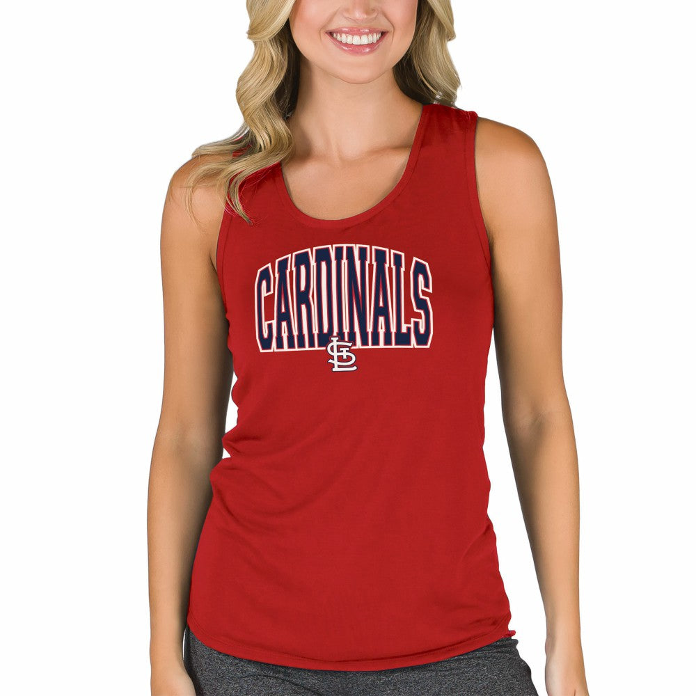 St. Louis Cardinals Concepts Sport Women's Marathon Racerback Tank Top Red