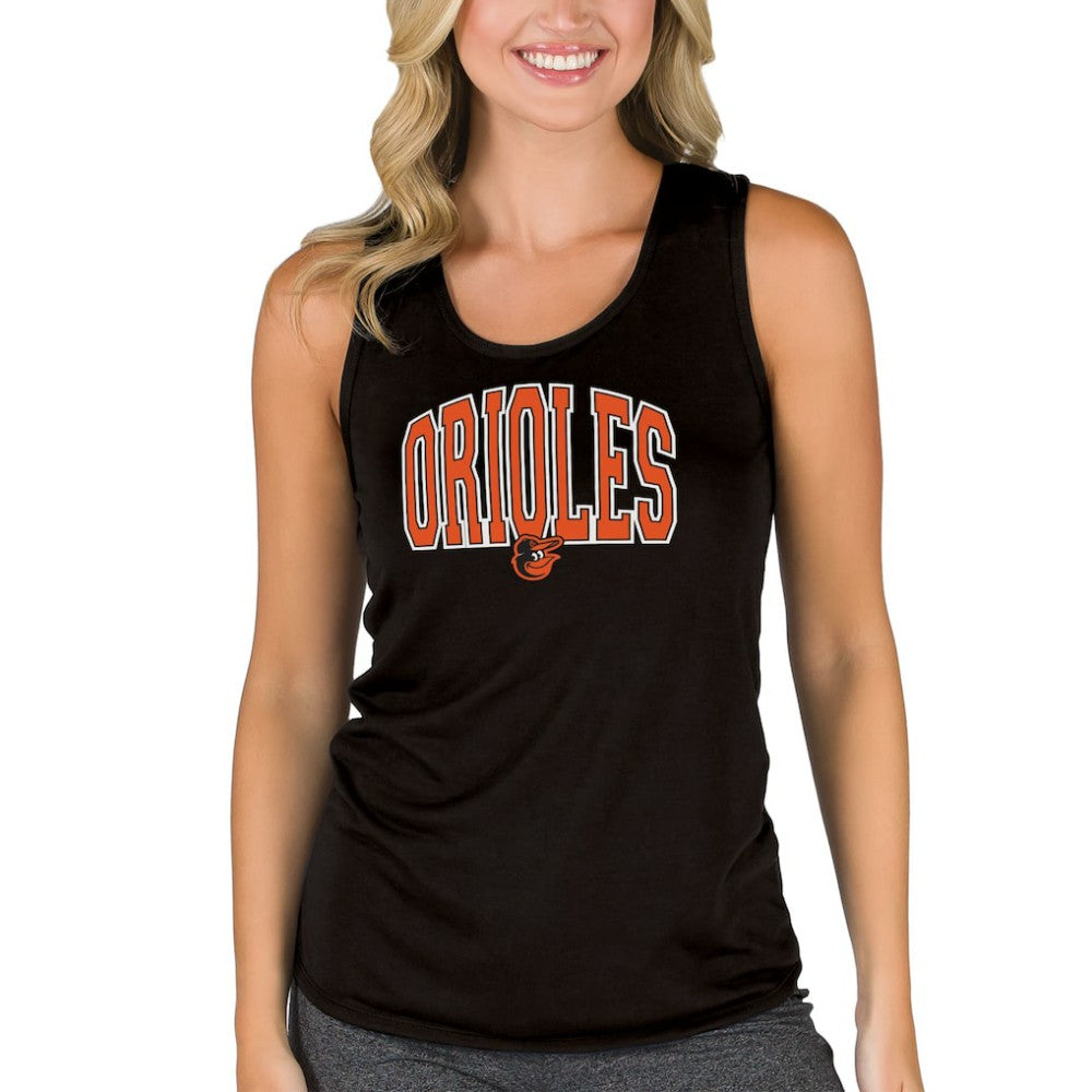 Baltimore Orioles Concepts Sport Women's Marathon Racerback Tank Top Black