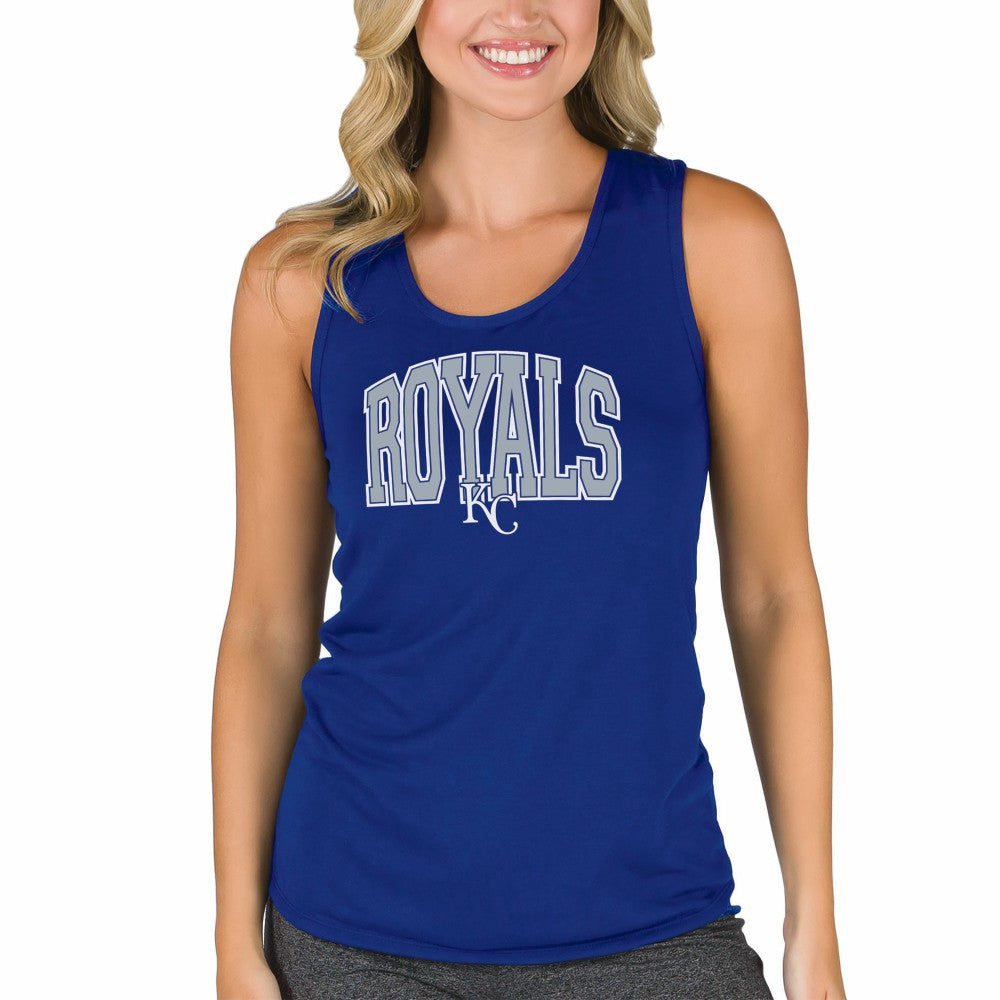 Kansas City Royals Concepts Sport Women's Marathon Racerback Tank Top Royal