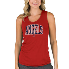 Los Angeles Angels Concepts Sport Women's Marathon Racerback Tank Top Red