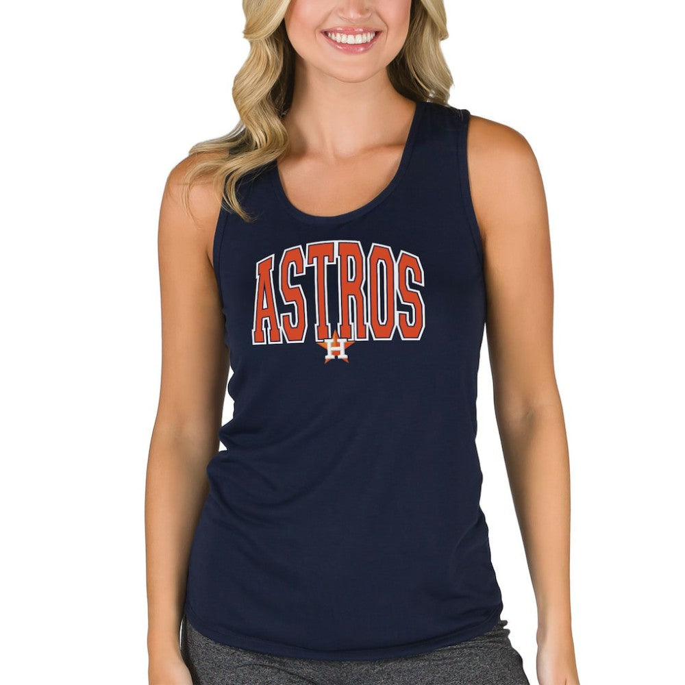 Houston Astros Concepts Sport Women's Marathon Racerback Tank Top Navy