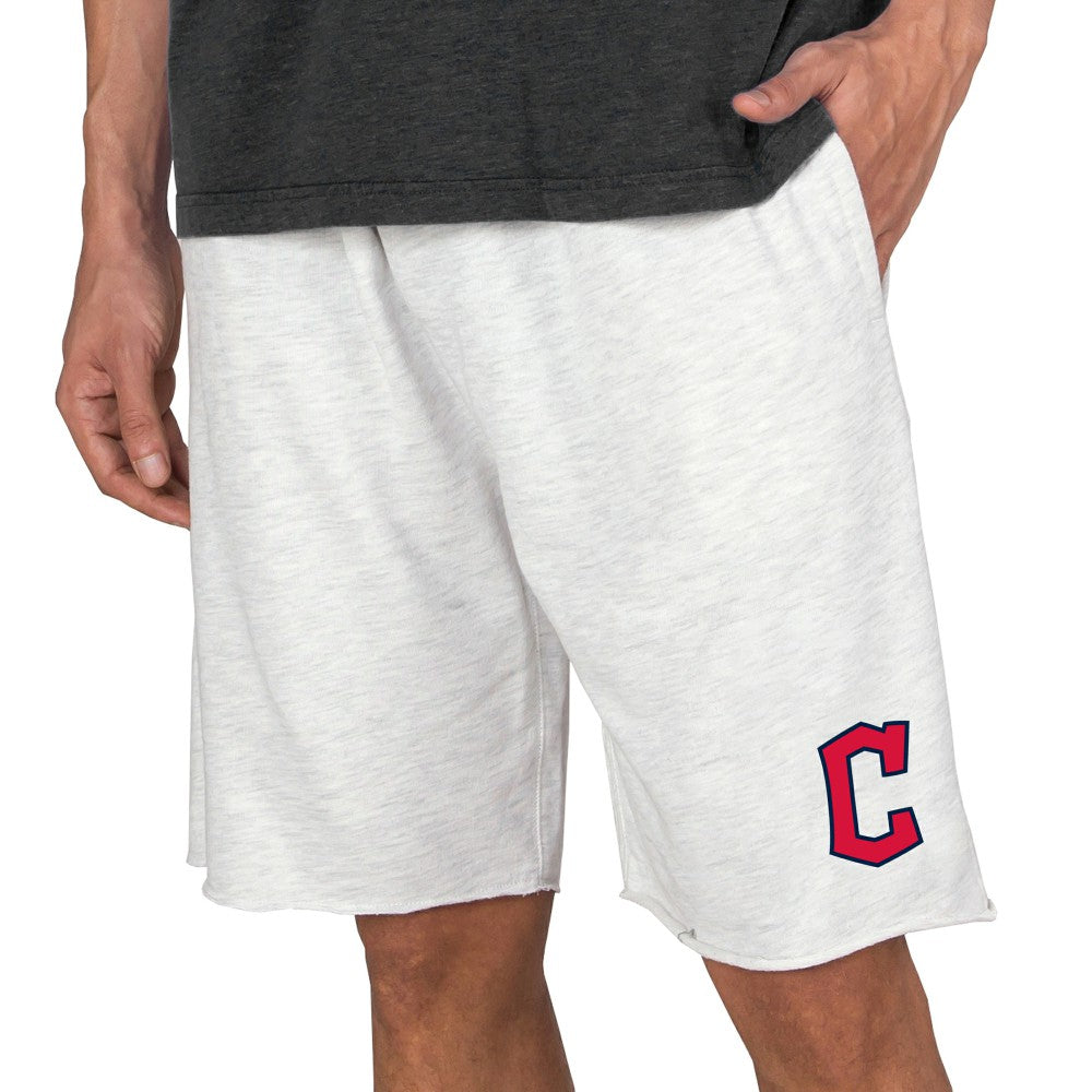 Cleveland Guardians Concepts Sport Mainstream Terry Tri-Blend Shorts Oatmeal