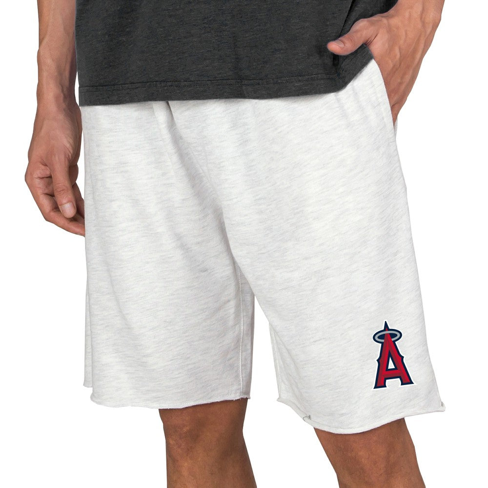 Los Angeles Angels Concepts Sport Mainstream Terry Tri-Blend Shorts Oatmeal