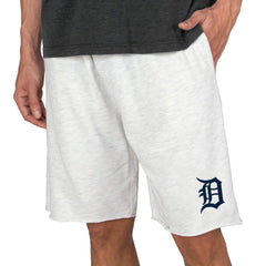 Detroit Tigers Concepts Sport Mainstream Terry Tri-Blend Shorts Oatmeal