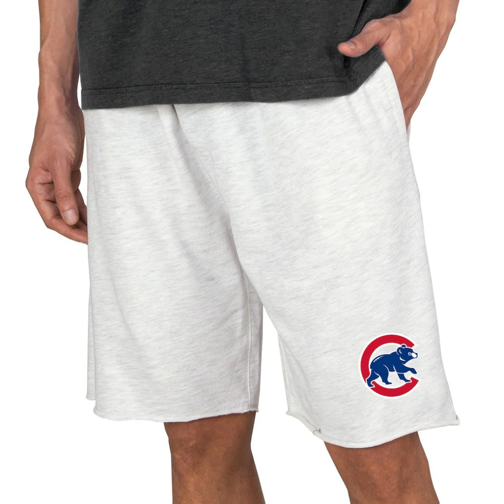 Chicago Cubs Concepts Sport Mainstream Terry Tri-Blend Shorts Oatmeal