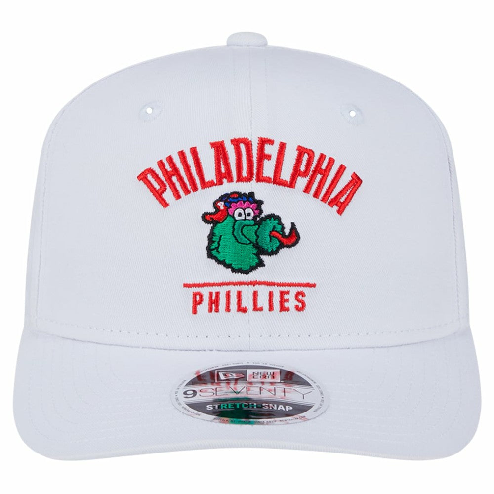 Philadelphia Phillies City Arch Phanatic 9SEVENTY Stretch-Snap Adjustable Hat White | New Era