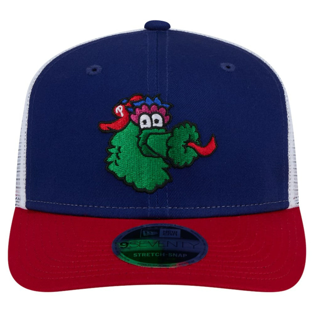 Philadelphia Phillies Phanatic 9SEVENTY Trucker Snapback Hat Royal | New Era