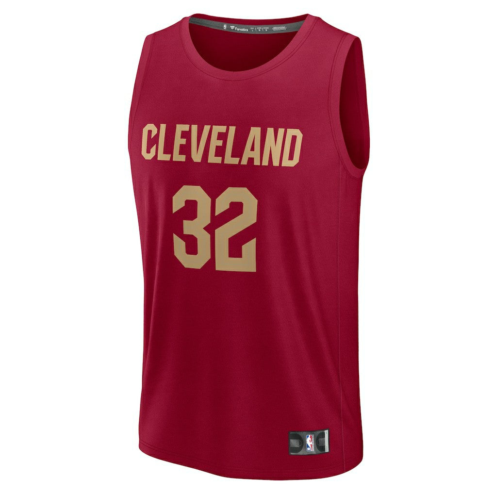Dean Wade Cleveland Cavaliers Fast Break Player Jersey sale - Icon Editi- Wine