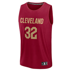 Dean Wade Cleveland Cavaliers Fast Break Player Jersey sale - Icon Editi- Wine