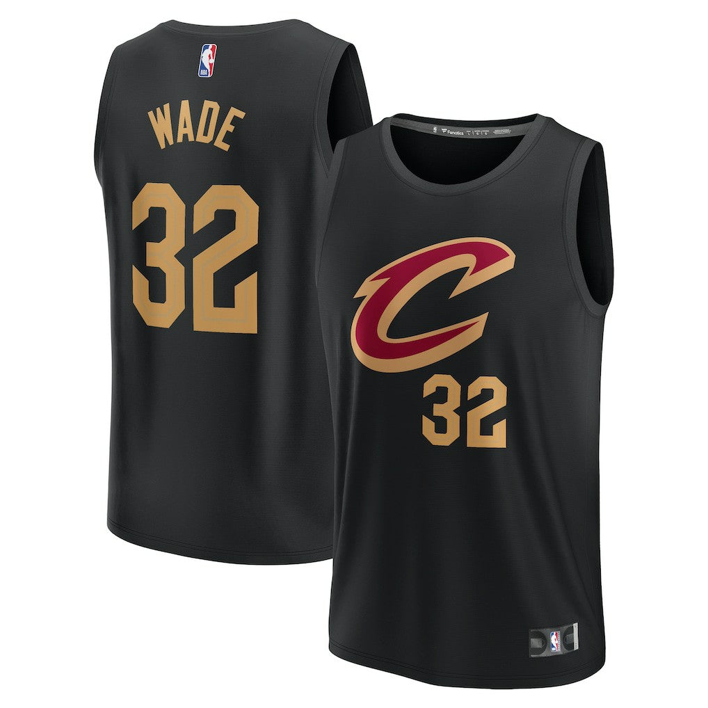 Dean Wade Cleveland Cavaliers Youth Fast Break Replica Player Jersey sale - Statement Editi- Black
