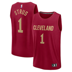Max Strus Cleveland Cavaliers Fast Break Player Jersey sale - Icon Editi- Wine