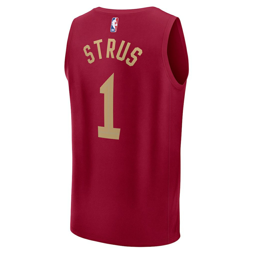 Max Strus Cleveland Cavaliers Fast Break Player Jersey sale - Icon Editi- Wine