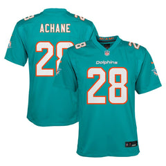 De��Von Achane Miami Dolphins Youth Game Jersey - Aqua