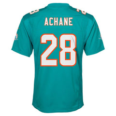 De��Von Achane Miami Dolphins Youth Game Jersey - Aqua