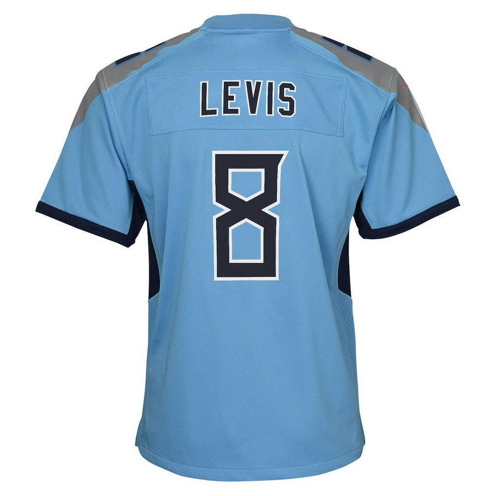 Will Levis Tennessee Titans Youth Game Jersey - Light Blue