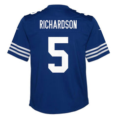 Anthony Richardson Sr. Indianapolis Colts Youth Game Jersey - Royal
