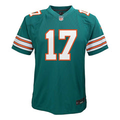 Jaylen Waddle Miami Dolphins Youth Game Jersey - Aqua