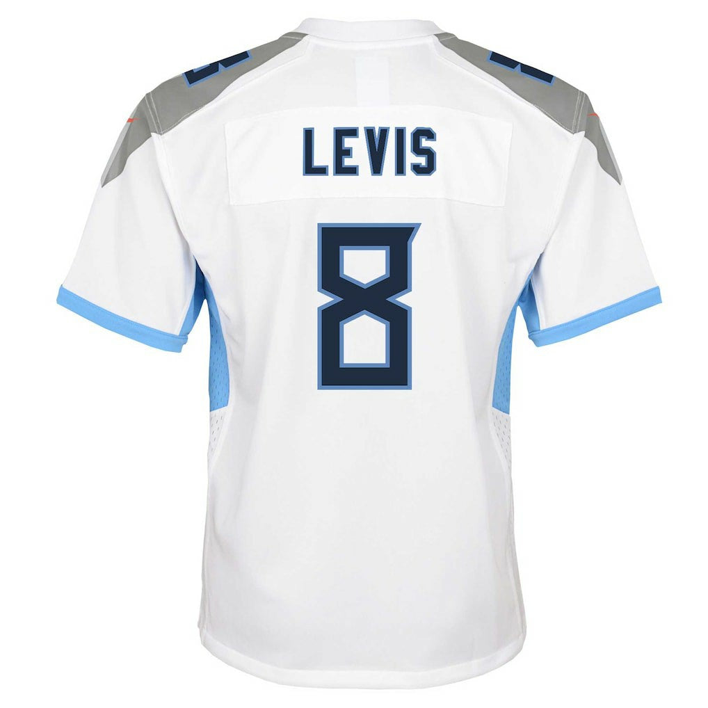 Will Levis Tennessee Titans Youth Game Jersey - White