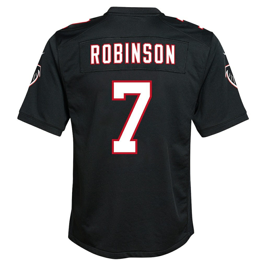 Bijan Robinson Atlanta Falcons Youth Game Jersey - Black