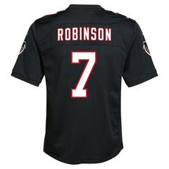 Bijan Robinson Atlanta Falcons Youth Game Jersey - Black