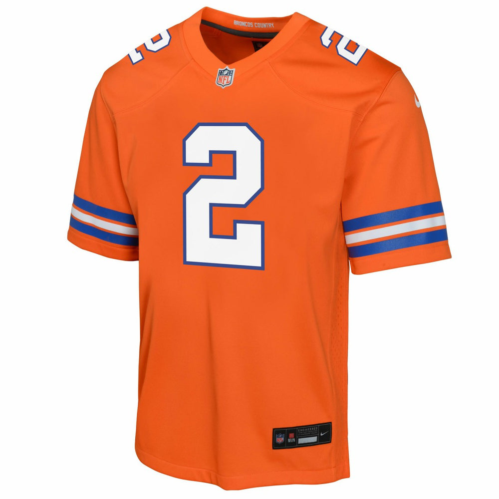 Patrick Surtain II Denver Broncos Youth Game Jersey - Orange