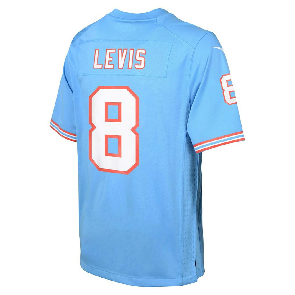 Will Levis Tennessee Titans Youth Game Jersey - Light Blue