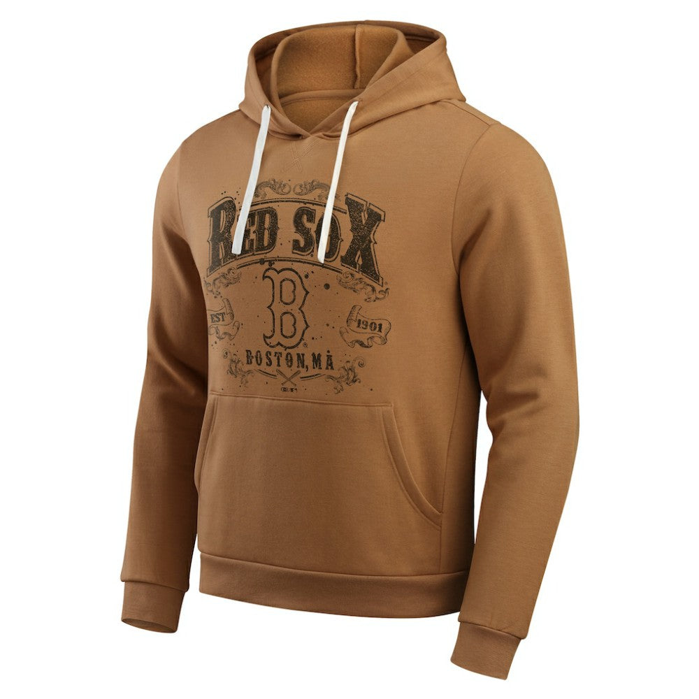 Boston Red Sox Darius Rucker Collection Camp Fleece Pullover Hoodie  Tan