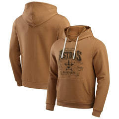 Houston Astros Darius Rucker Collection Camp Fleece Pullover Hoodie  Tan