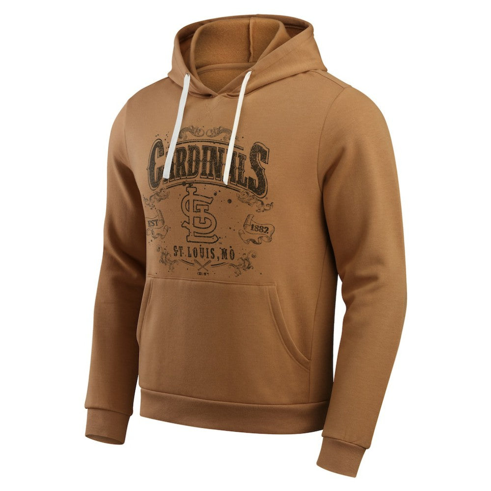 St. Louis Cardinals Darius Rucker Collection Camp Fleece Pullover Hoodie  Tan