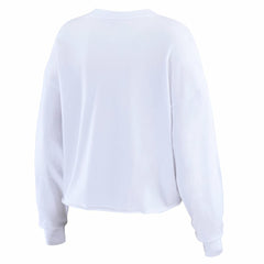San Diego Padres WEAR by Erin Andrews Women's Domestic Postcard Long Sleeve T-Shirt White