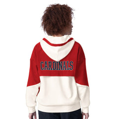 St. Louis Cardinals Starter Women's Scrimmage Full-Zip Hoodie White