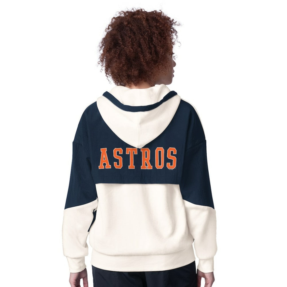 Houston Astros Starter Women's Scrimmage Full-Zip Hoodie White