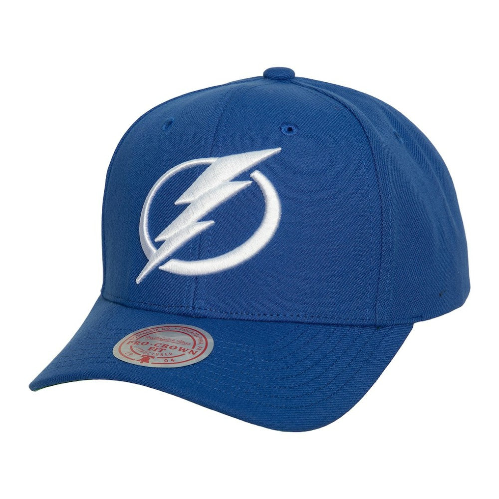 Tampa Bay Lightning Mitchell & Ness Core Team Ground Pro Adjustable Hat Blue