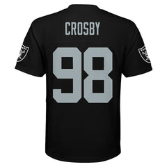 Maxx Crosby Las Vegas Raiders Youth Replica Player Jersey - Black outlet