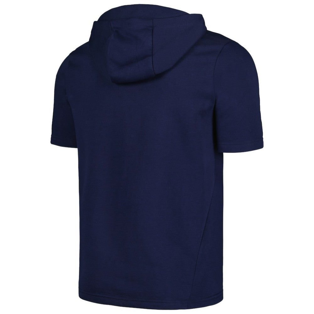 Minnesota Twins Levelwear Recruit Short Sleeve Full-Zip Hoodie Navy
