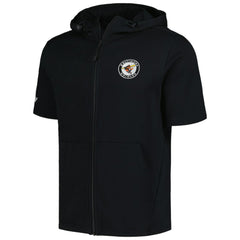 Baltimore Orioles Levelwear Recruit Short Sleeve Full-Zip Hoodie Black