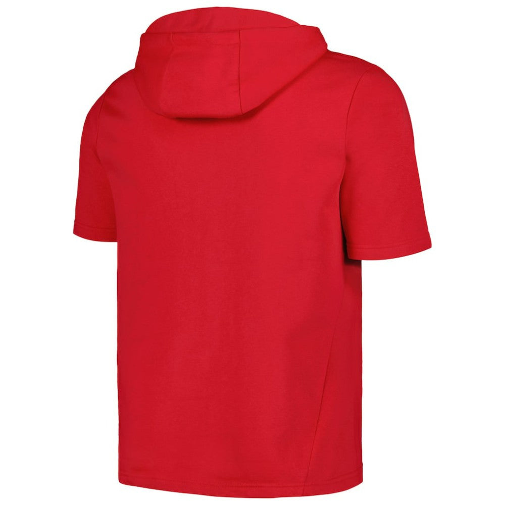 Philadelphia Phillies Levelwear Recruit Short Sleeve Full-Zip Hoodie Red