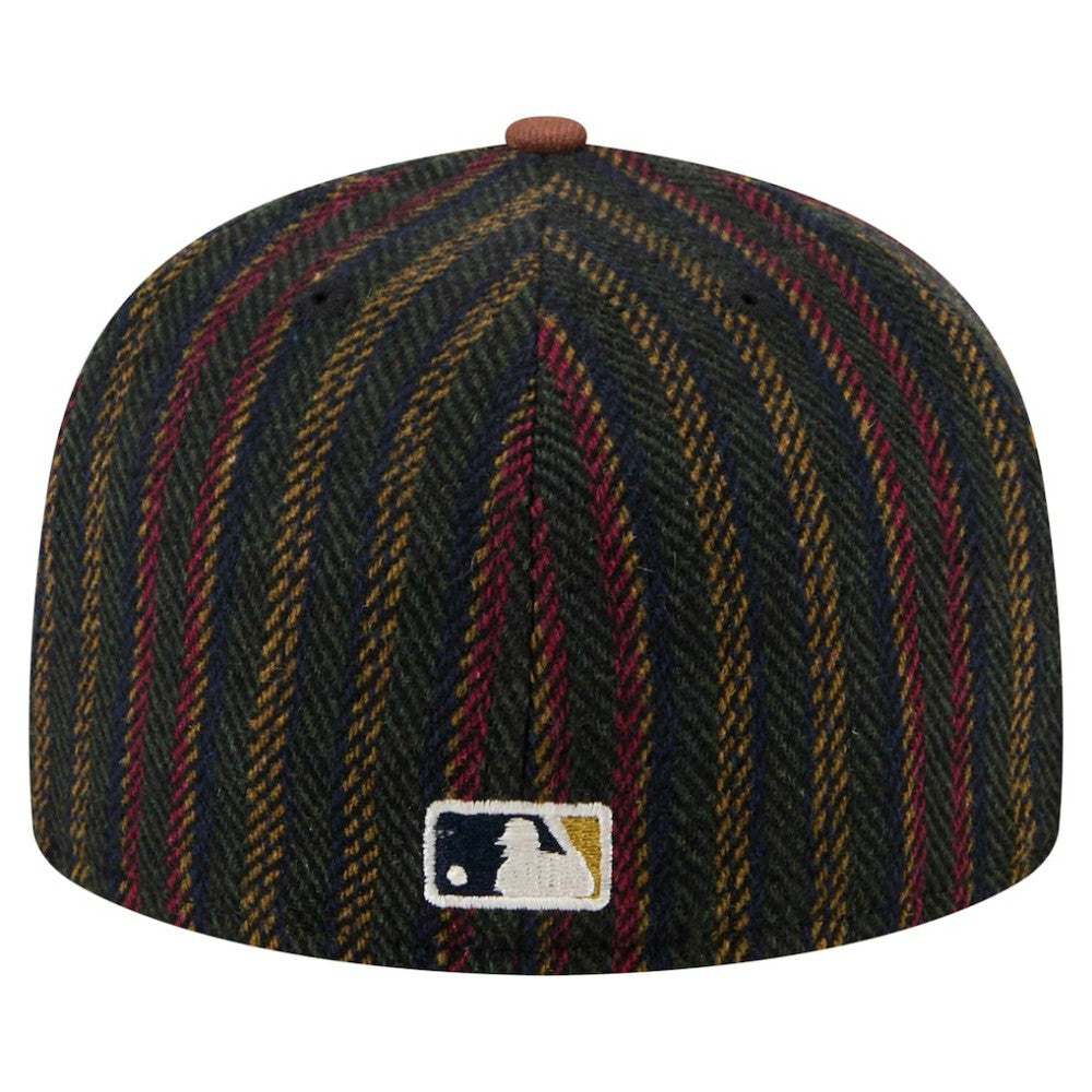 Chicago White Sox Vintage Herringbone 59FIFTY Fitted Hat Brown | New Era
