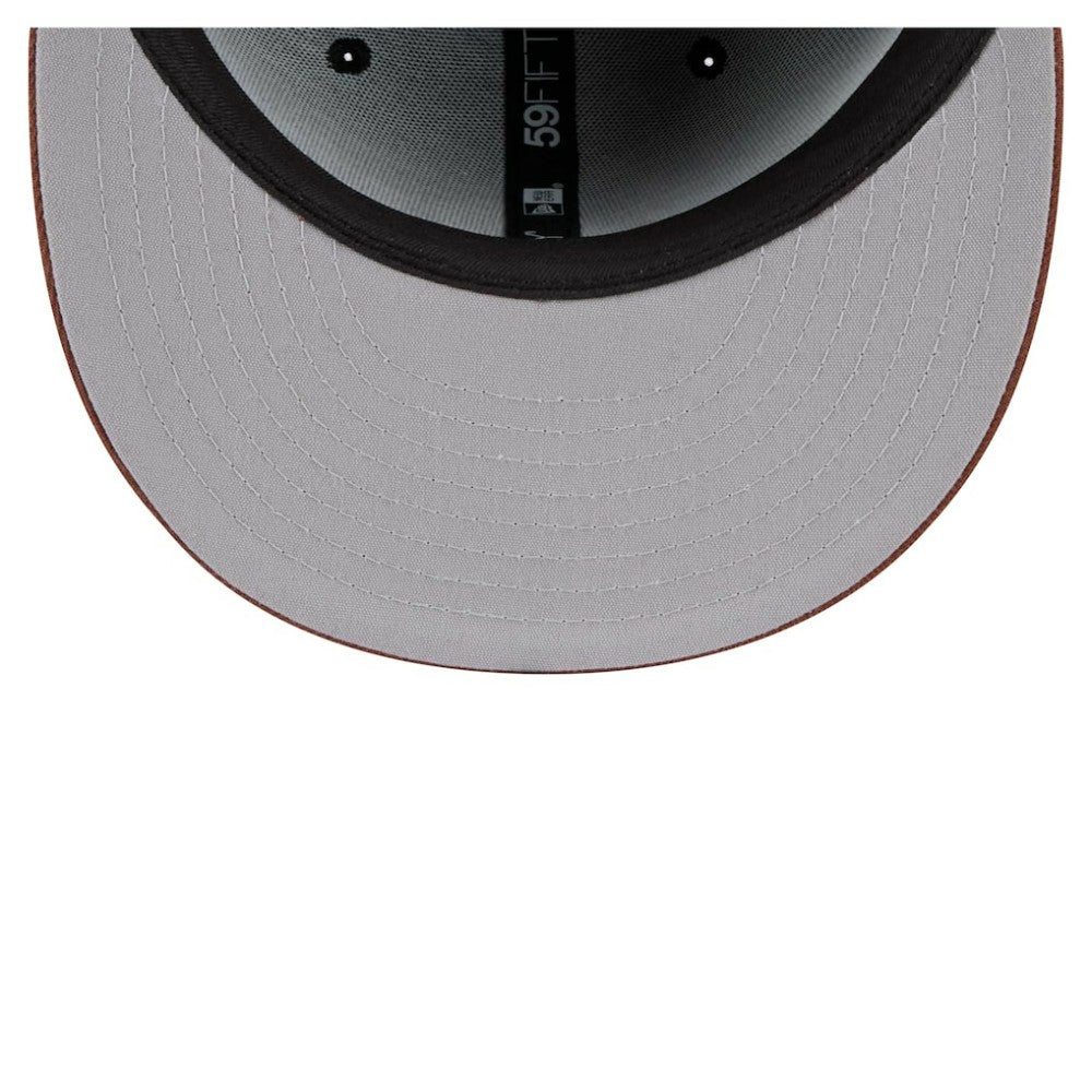 Chicago White Sox Vintage Herringbone 59FIFTY Fitted Hat Brown | New Era