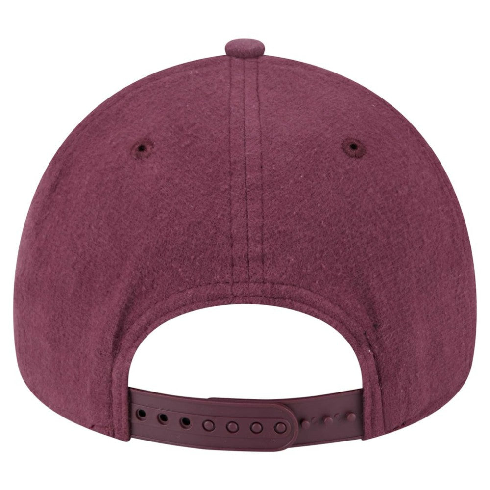 San Francisco Giants Moleskin Crown A-Frame 9FORTY Adjustable Hat Maroon | New Era
