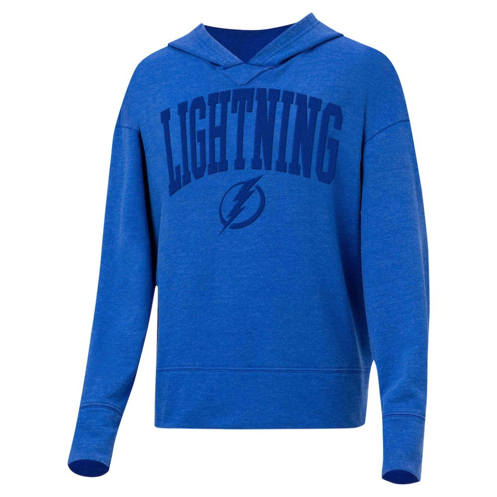 Tampa Bay Lightning Concepts Sport Women's Volley Pullover Hoodie Blue