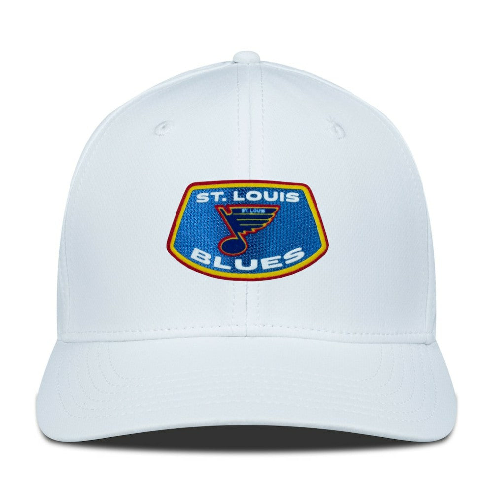 St. Louis Blues Levelwear Retro Skylight Rise Flex Hat White
