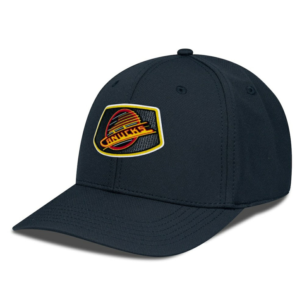 Vancouver Canucks Levelwear Retro Skylight Rise Flex Hat Black