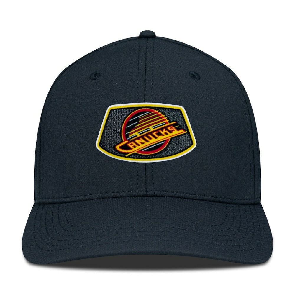 Vancouver Canucks Levelwear Retro Skylight Rise Flex Hat Black
