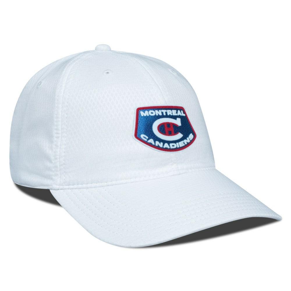 Montreal Canadiens Levelwear Retro Skylight Matrix Adjustable Hat White