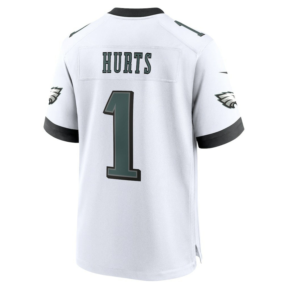 Jalen Hurts Philadelphia Eagles White Game Jersey - White